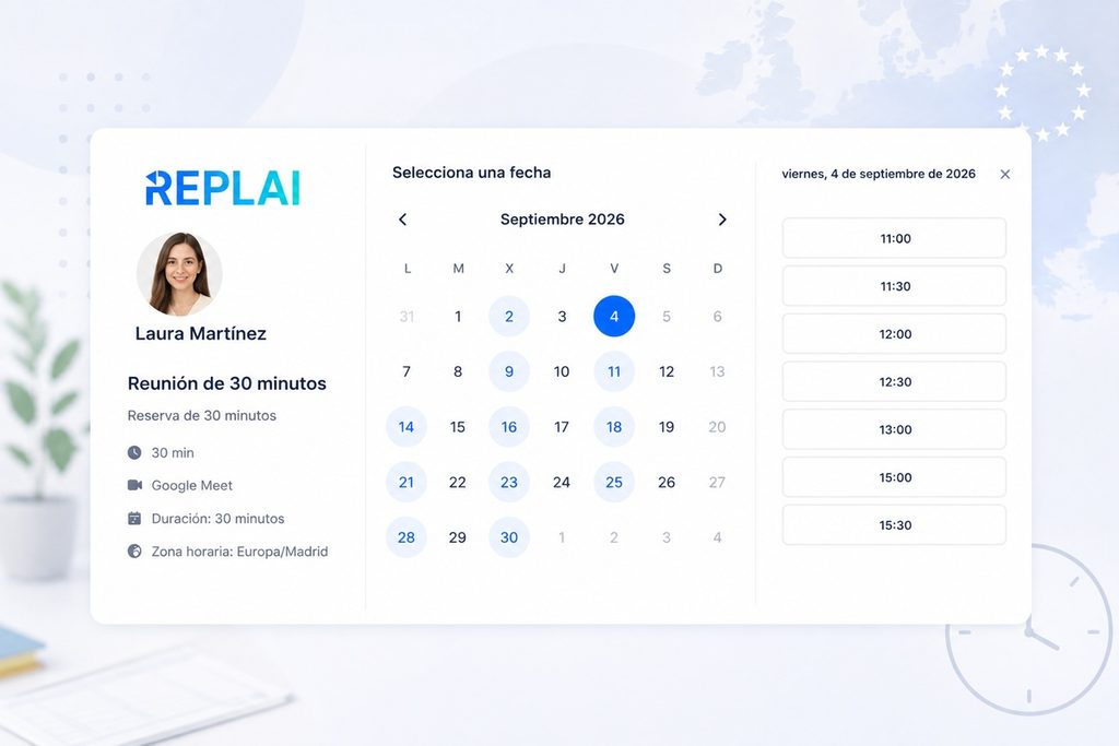 Alternativa europea a Calendly y Cal.com: qué buscar en 2026