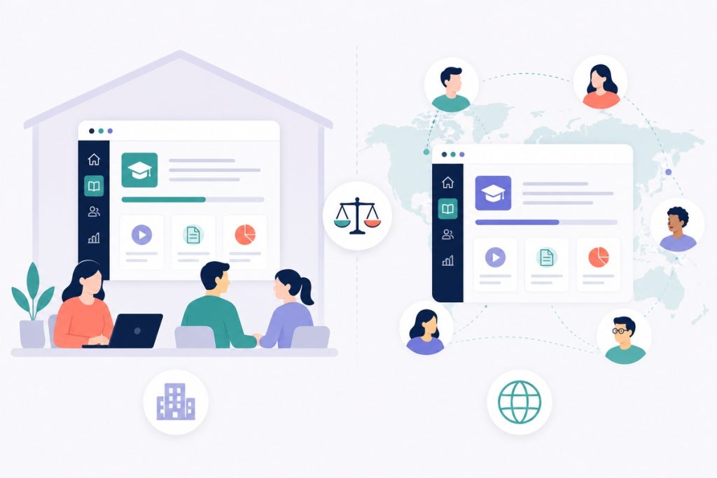 LMS interno vs externo: cuándo elegir cada uno